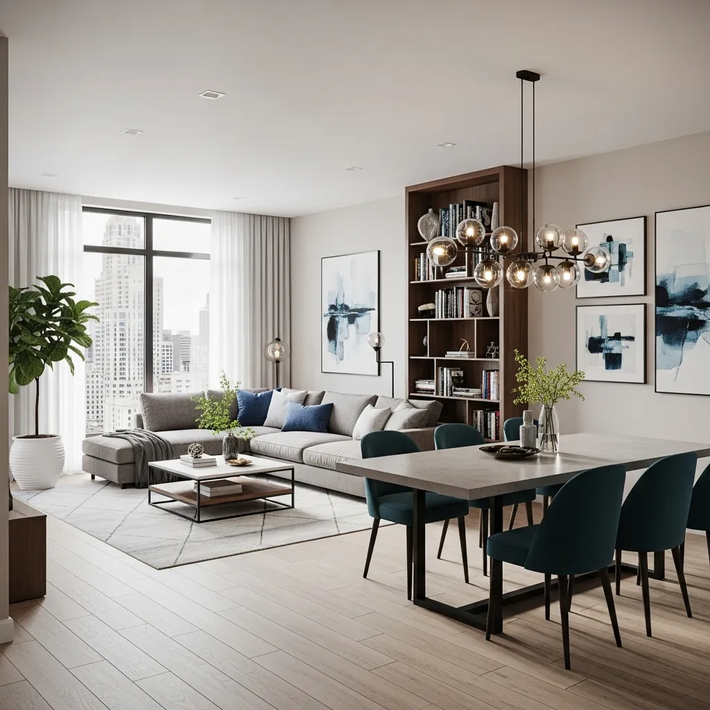 Modernin kodin sisustusprojekti